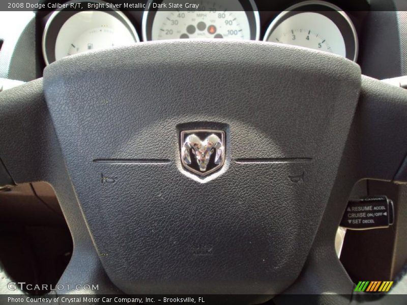 Bright Silver Metallic / Dark Slate Gray 2008 Dodge Caliber R/T