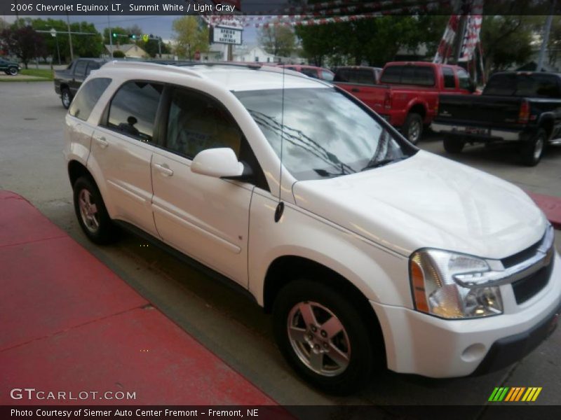 Summit White / Light Gray 2006 Chevrolet Equinox LT
