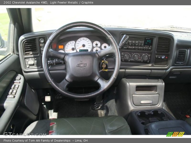Light Pewter Metallic / Graphite 2002 Chevrolet Avalanche 4WD