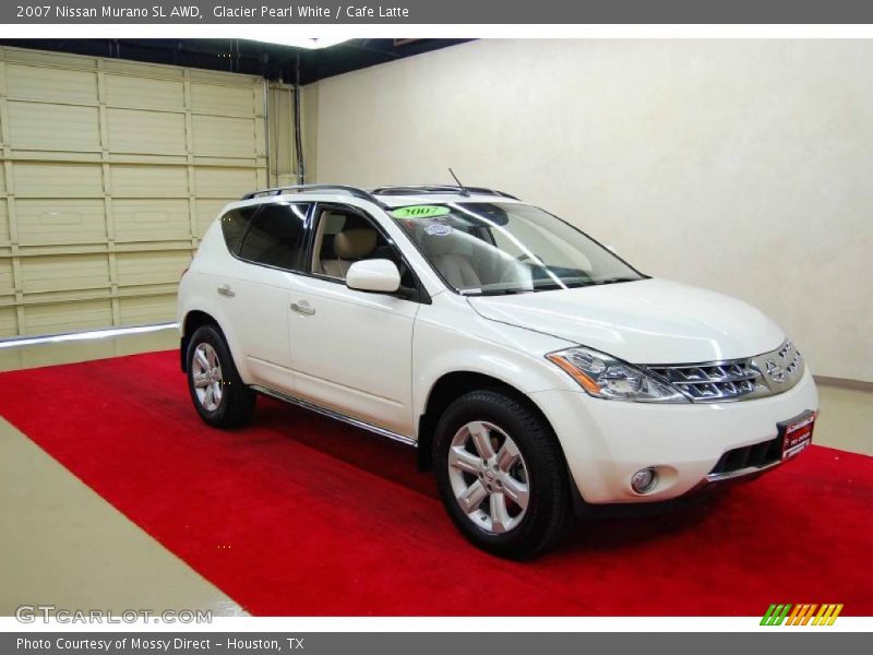 Glacier Pearl White / Cafe Latte 2007 Nissan Murano SL AWD