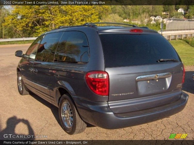 Steel Blue Pearlcoat / Navy Blue 2002 Chrysler Town & Country Limited