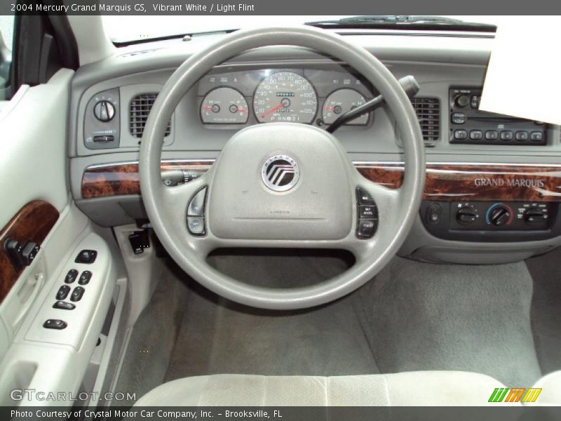 Vibrant White / Light Flint 2004 Mercury Grand Marquis GS