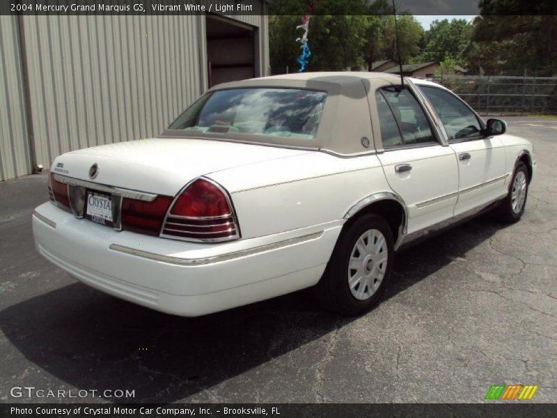 Vibrant White / Light Flint 2004 Mercury Grand Marquis GS