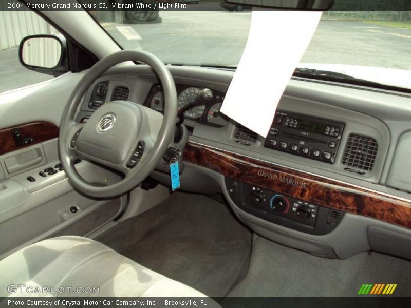 Vibrant White / Light Flint 2004 Mercury Grand Marquis GS