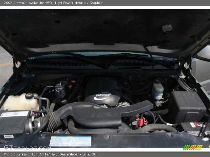 Light Pewter Metallic / Graphite 2002 Chevrolet Avalanche 4WD