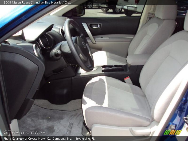 Indigo Blue Metallic / Gray 2008 Nissan Rogue S
