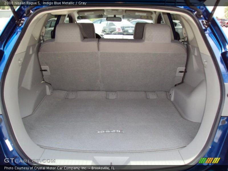 Indigo Blue Metallic / Gray 2008 Nissan Rogue S