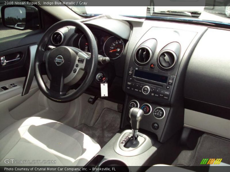 Indigo Blue Metallic / Gray 2008 Nissan Rogue S
