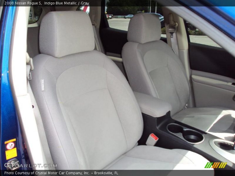 Indigo Blue Metallic / Gray 2008 Nissan Rogue S