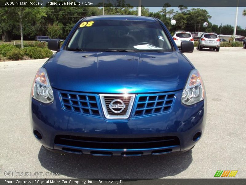 Indigo Blue Metallic / Gray 2008 Nissan Rogue S