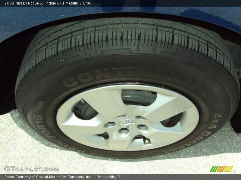 Indigo Blue Metallic / Gray 2008 Nissan Rogue S