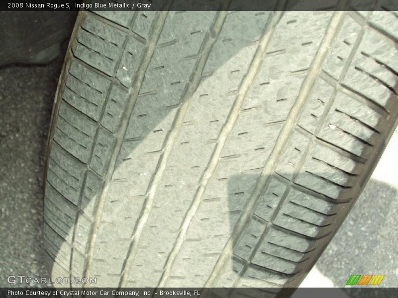 Indigo Blue Metallic / Gray 2008 Nissan Rogue S
