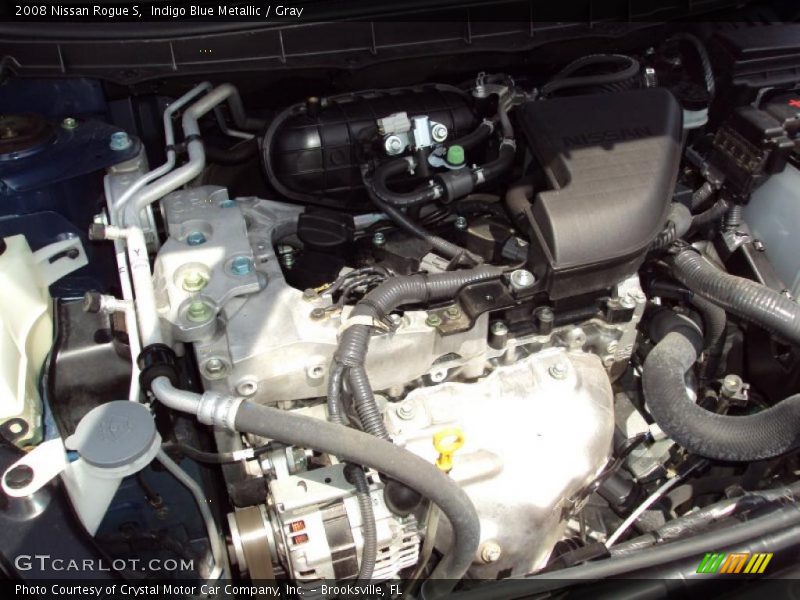 Indigo Blue Metallic / Gray 2008 Nissan Rogue S