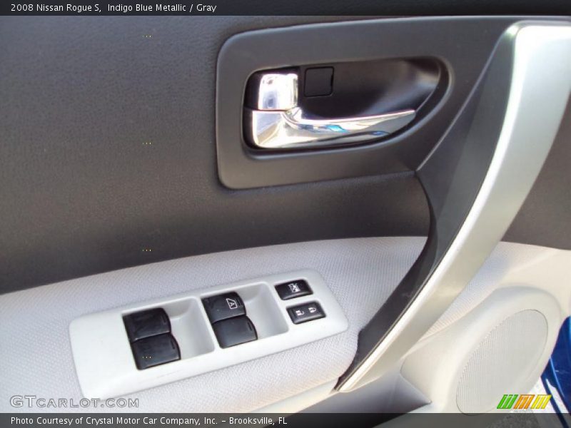 Indigo Blue Metallic / Gray 2008 Nissan Rogue S