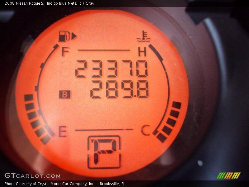 Indigo Blue Metallic / Gray 2008 Nissan Rogue S
