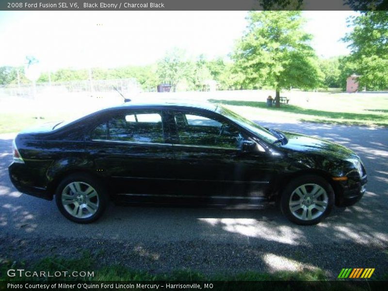 Black Ebony / Charcoal Black 2008 Ford Fusion SEL V6