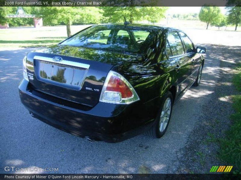 Black Ebony / Charcoal Black 2008 Ford Fusion SEL V6
