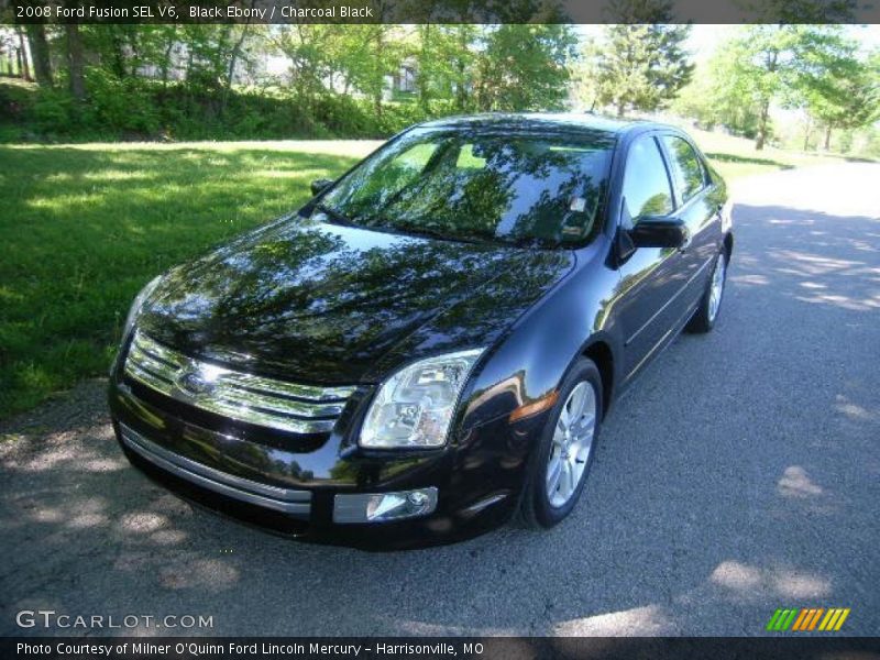 Black Ebony / Charcoal Black 2008 Ford Fusion SEL V6
