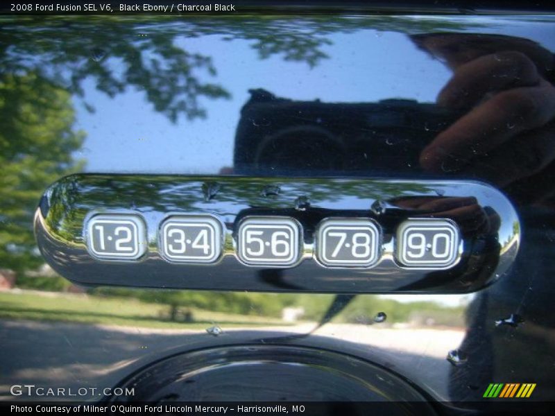 Black Ebony / Charcoal Black 2008 Ford Fusion SEL V6