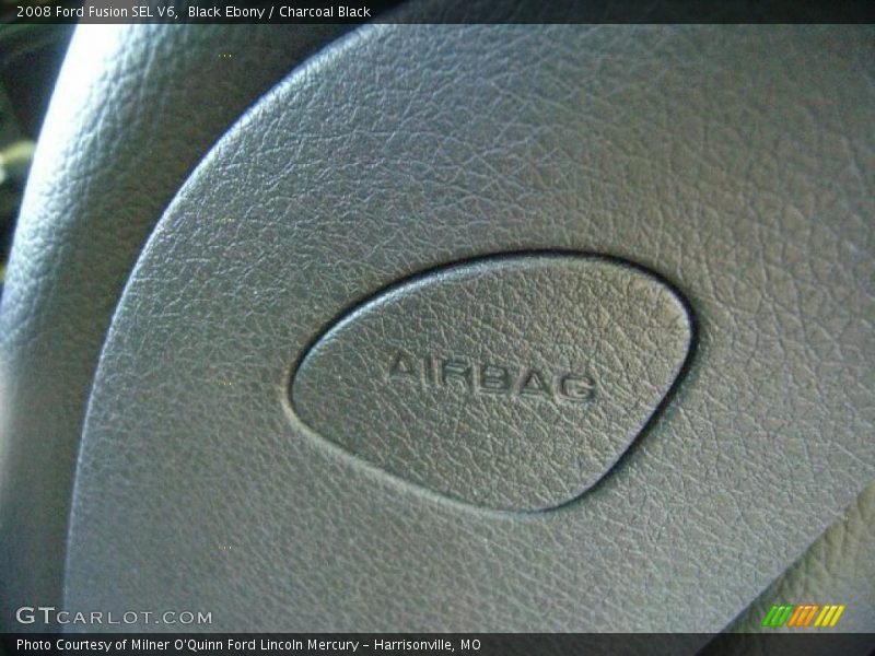 Black Ebony / Charcoal Black 2008 Ford Fusion SEL V6