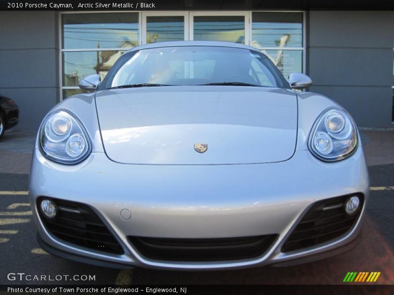 Arctic Silver Metallic / Black 2010 Porsche Cayman