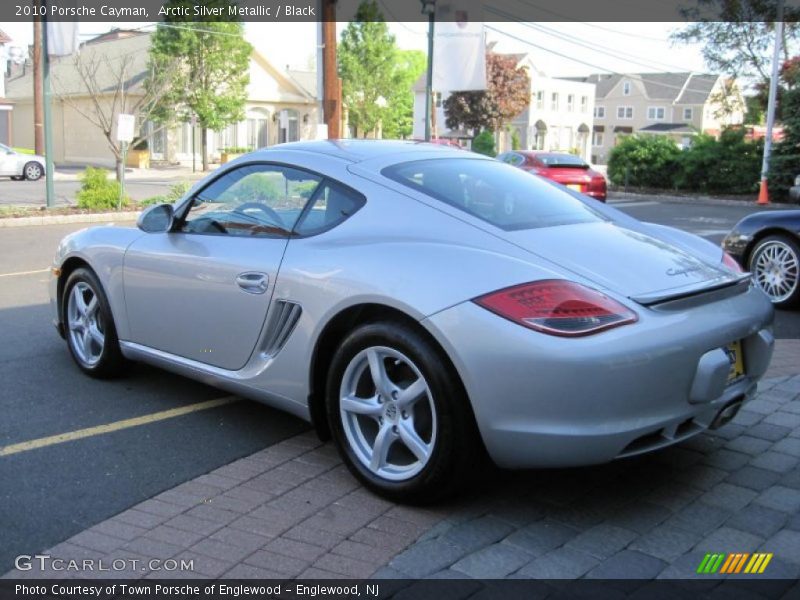 Arctic Silver Metallic / Black 2010 Porsche Cayman