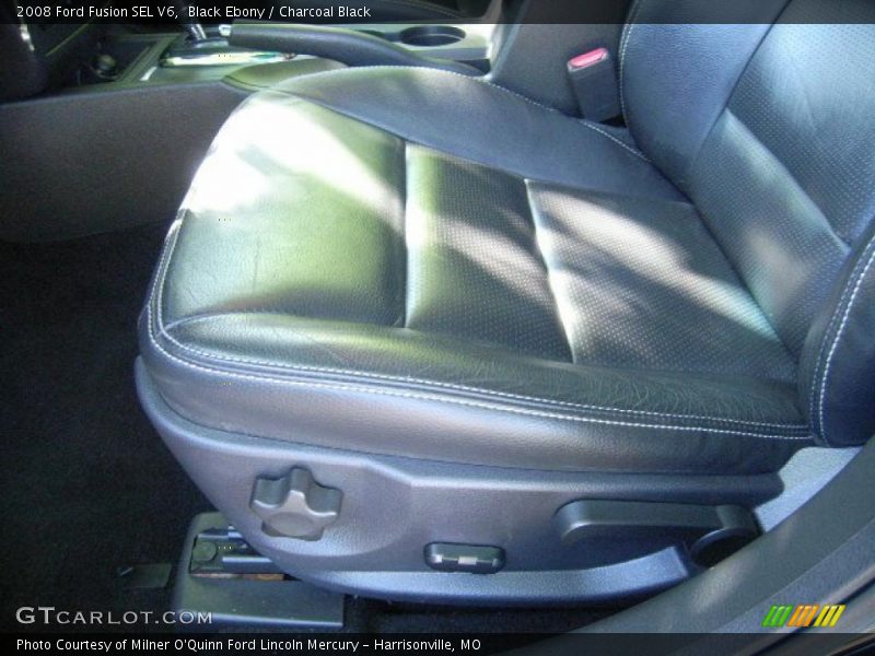 Black Ebony / Charcoal Black 2008 Ford Fusion SEL V6
