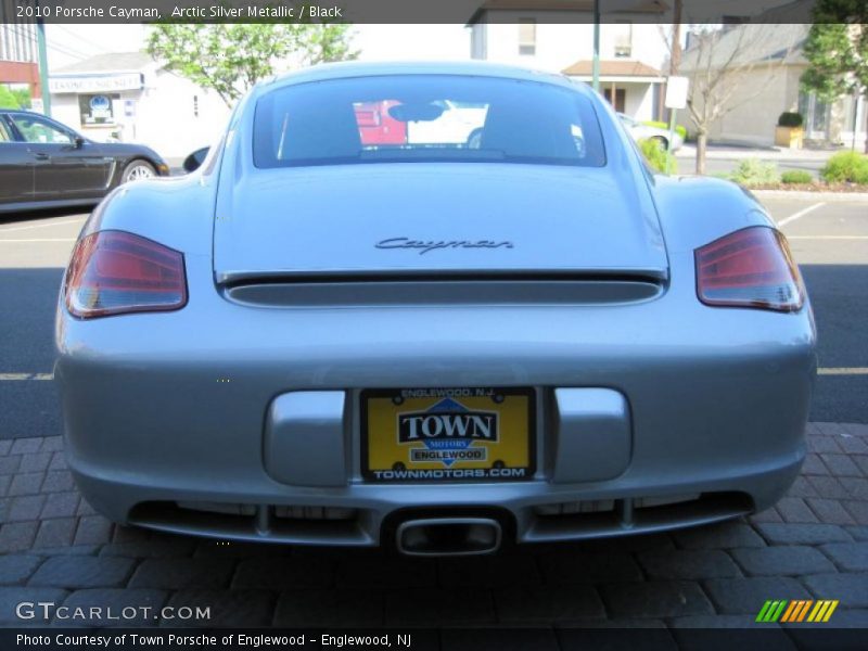 Arctic Silver Metallic / Black 2010 Porsche Cayman