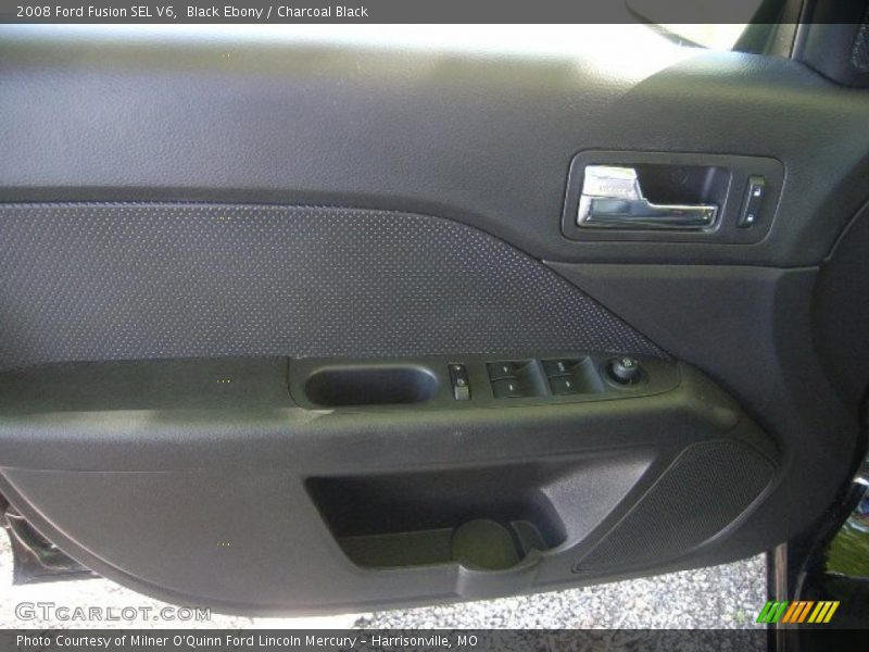 Black Ebony / Charcoal Black 2008 Ford Fusion SEL V6