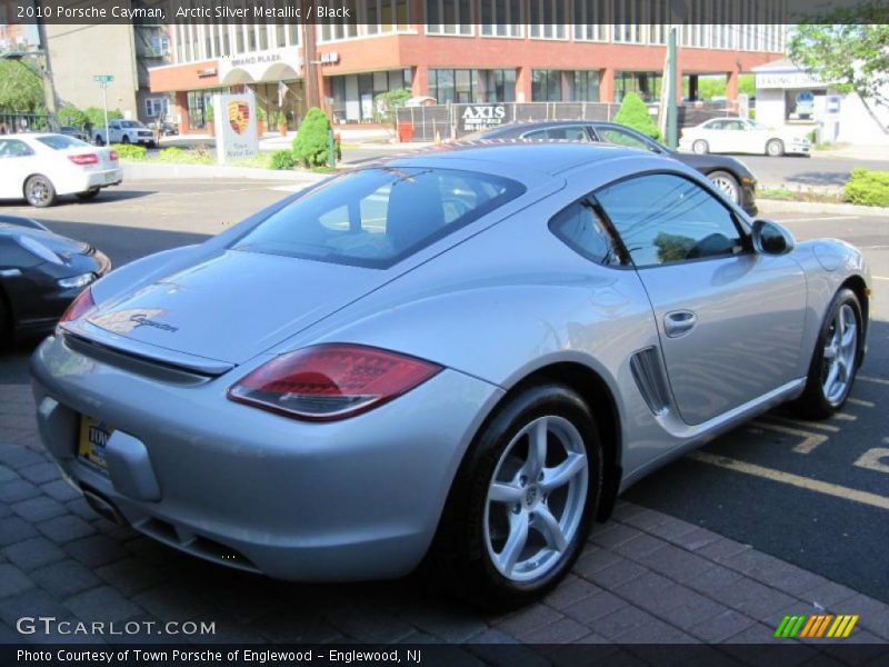 Arctic Silver Metallic / Black 2010 Porsche Cayman