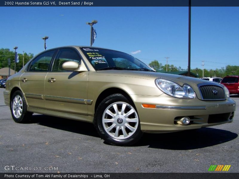 Desert Sand / Beige 2002 Hyundai Sonata GLS V6