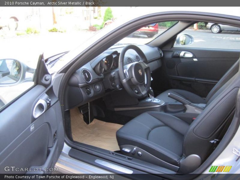 Arctic Silver Metallic / Black 2010 Porsche Cayman