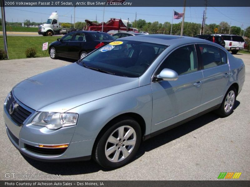 Arctic Blue Silver / Classic Grey 2006 Volkswagen Passat 2.0T Sedan