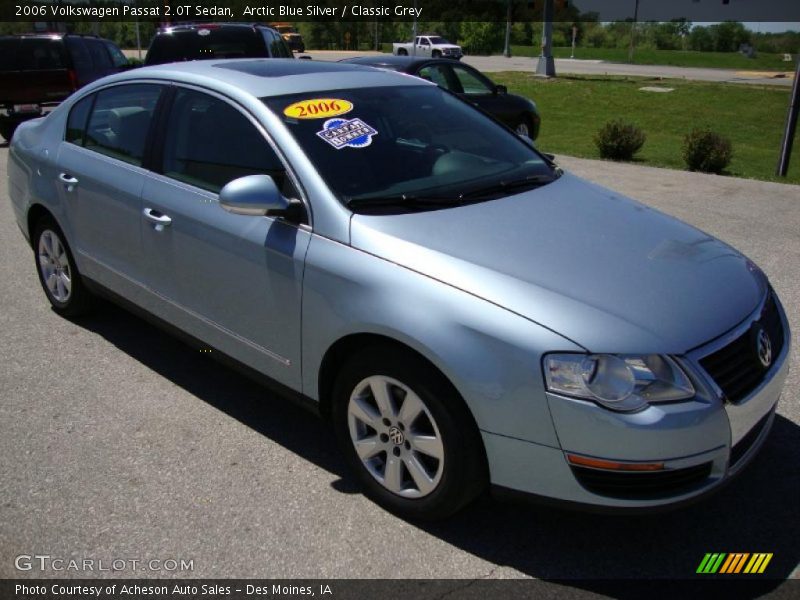 Arctic Blue Silver / Classic Grey 2006 Volkswagen Passat 2.0T Sedan