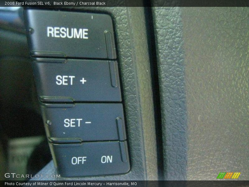 Black Ebony / Charcoal Black 2008 Ford Fusion SEL V6