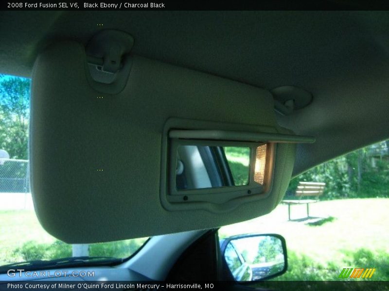 Black Ebony / Charcoal Black 2008 Ford Fusion SEL V6