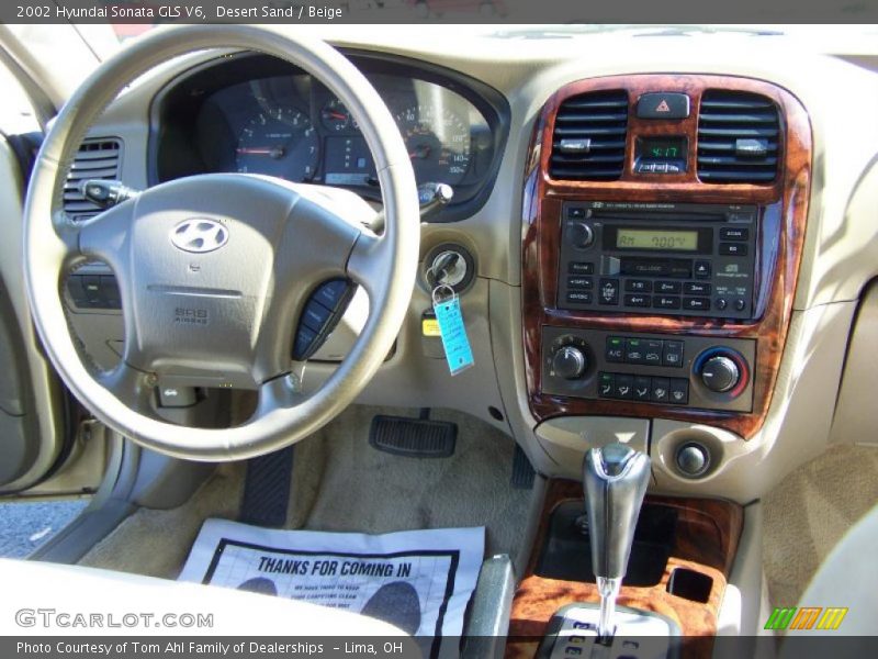 Desert Sand / Beige 2002 Hyundai Sonata GLS V6