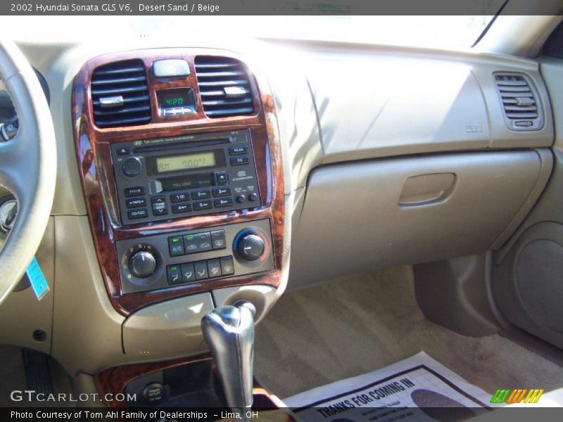 Desert Sand / Beige 2002 Hyundai Sonata GLS V6