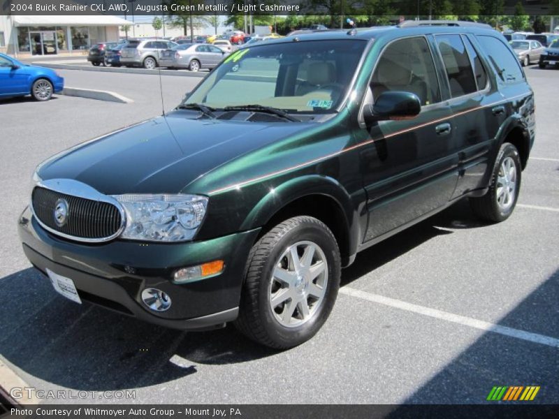 Augusta Green Metallic / Light Cashmere 2004 Buick Rainier CXL AWD