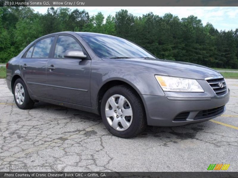 Willow Gray / Gray 2010 Hyundai Sonata GLS