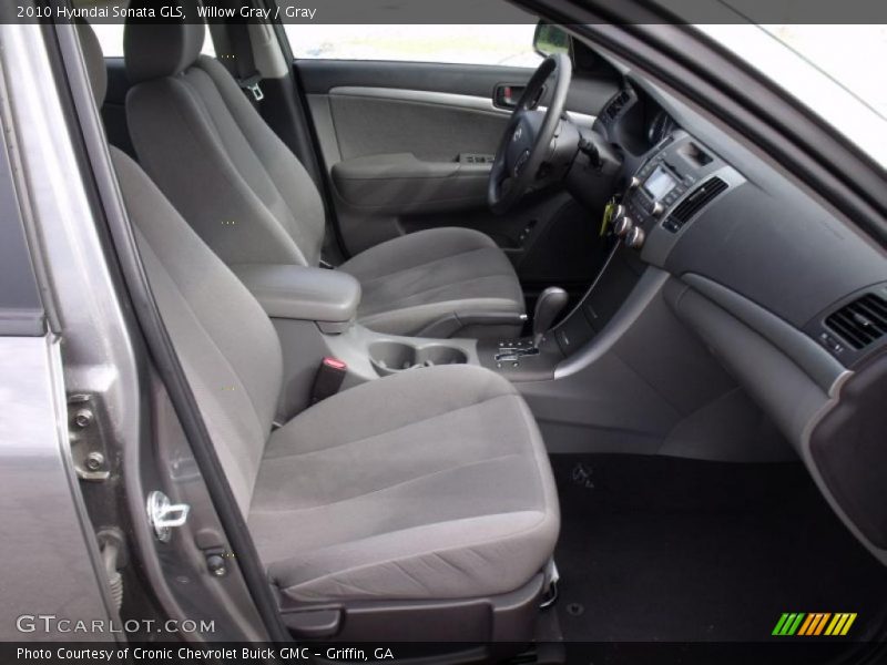 Willow Gray / Gray 2010 Hyundai Sonata GLS