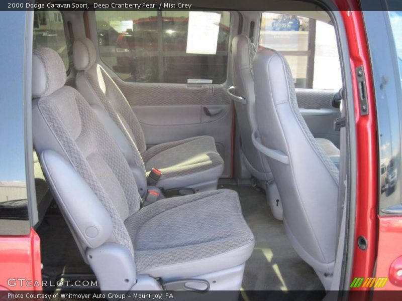 Deep Cranberry Pearl / Mist Grey 2000 Dodge Caravan Sport