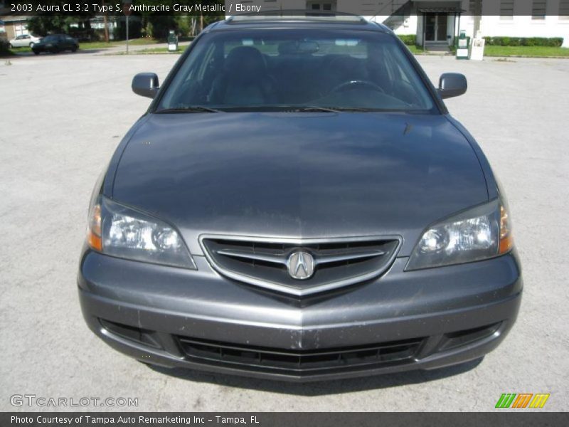 Anthracite Gray Metallic / Ebony 2003 Acura CL 3.2 Type S