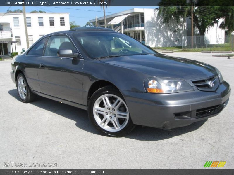 Anthracite Gray Metallic / Ebony 2003 Acura CL 3.2 Type S