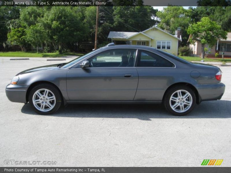 Anthracite Gray Metallic / Ebony 2003 Acura CL 3.2 Type S