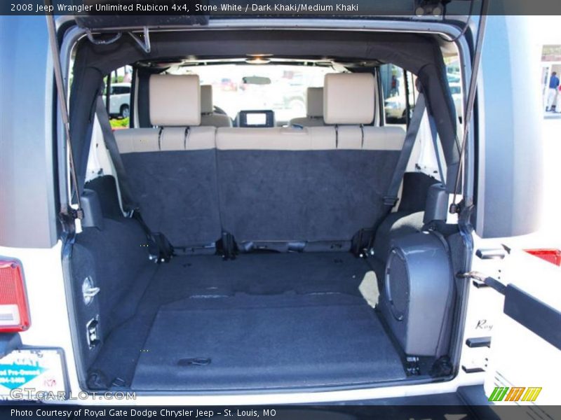 Stone White / Dark Khaki/Medium Khaki 2008 Jeep Wrangler Unlimited Rubicon 4x4