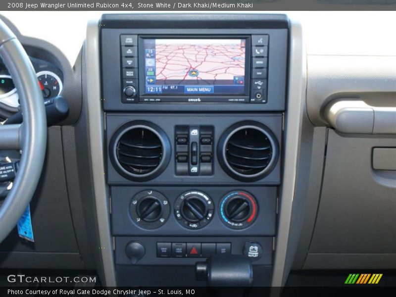 Stone White / Dark Khaki/Medium Khaki 2008 Jeep Wrangler Unlimited Rubicon 4x4