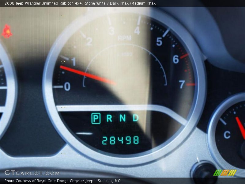 Stone White / Dark Khaki/Medium Khaki 2008 Jeep Wrangler Unlimited Rubicon 4x4