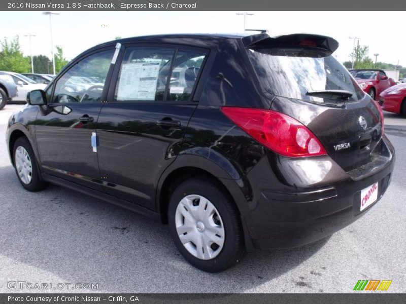 Espresso Black / Charcoal 2010 Nissan Versa 1.8 S Hatchback