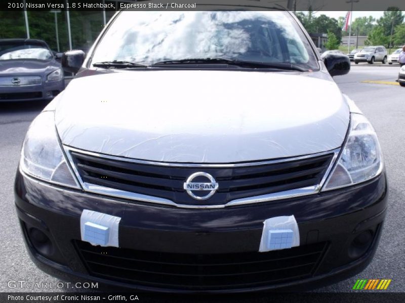 Espresso Black / Charcoal 2010 Nissan Versa 1.8 S Hatchback